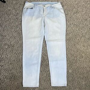 Old Navy Boyfriend Pale Blue Jeans Sz 8
